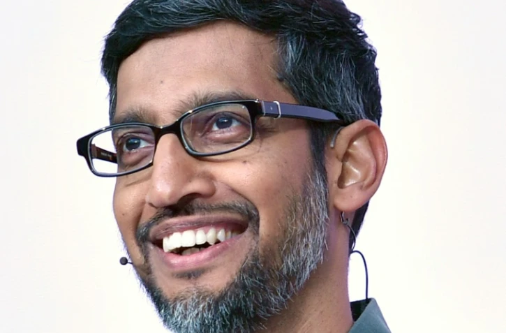 Sundar Pichai, patron de Google, lors d'une conférence à Mountain View, le 7 mai 2019