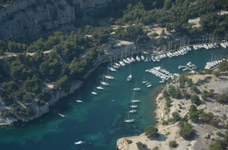 La calanque de Port-Miou à Cassis, le 30 juin 2015
