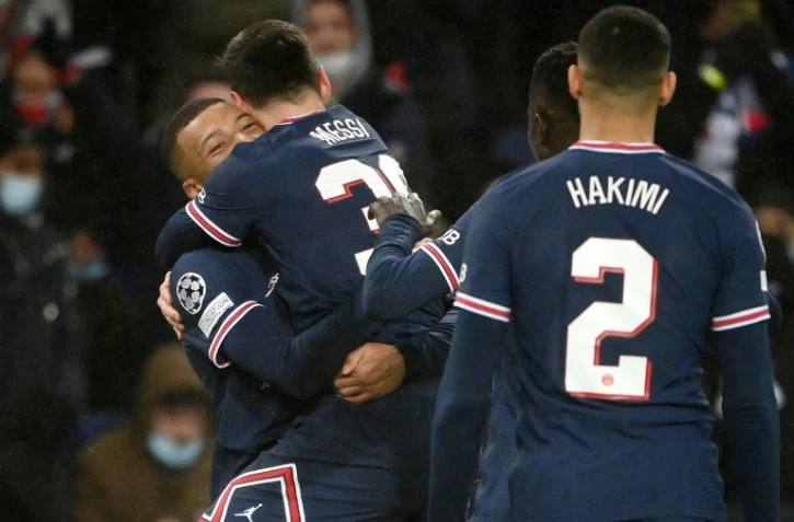 Le PSG, vainqueur de Bruges avec les doublés de Kylian Mbappé et Lionel Messi au Parc des Princes le 7 décembre 2021, attend son adversaire en 8e de C1
