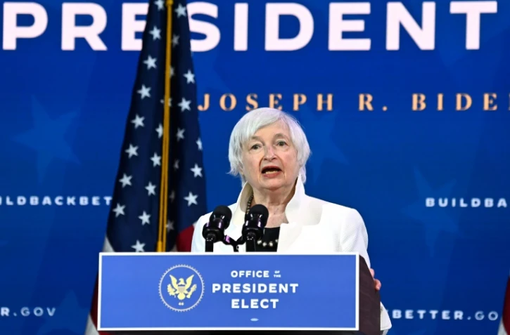 La nouvelle secrétaire américaine au Trésor, Janet Yellen, à Wilmington dans le Delaware fief du président Joe Biden, le 1er décembre 2020