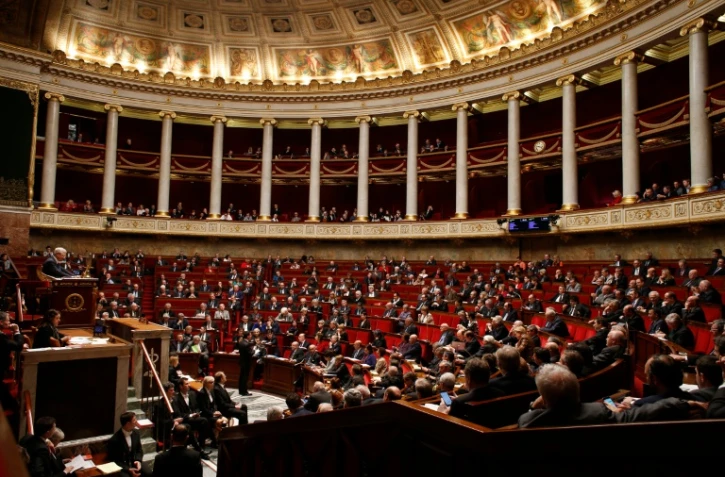 L'Assemblée nationale, le 26 janvier 2016 à Paris