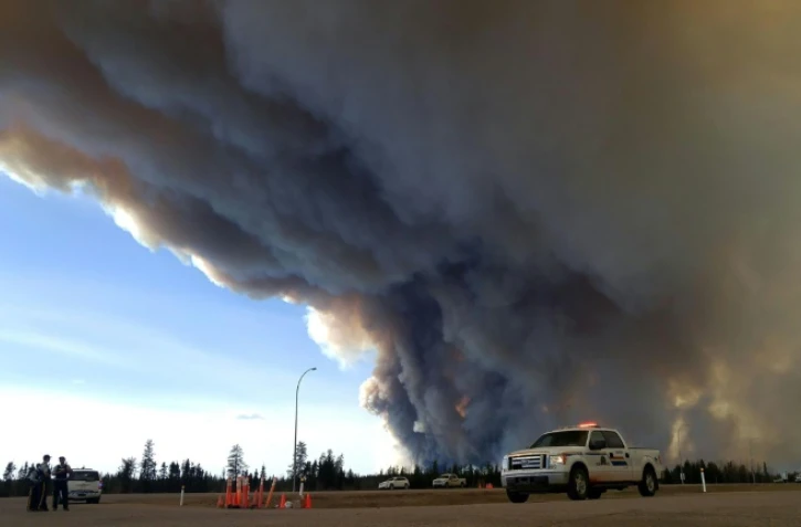 Image fournie par la police d'Alberta de Fort McMurray, au Canada, le 7 mai 2016