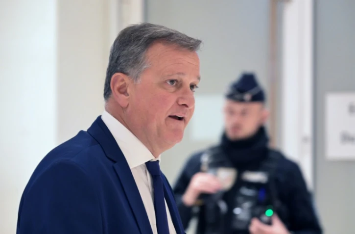 Louis Aliot le 29 octobre 2024 au tribunal de Paris