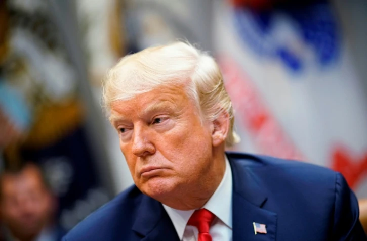 Le président américain Donald Trump à la Maison Blanche, le 29 août 2018 