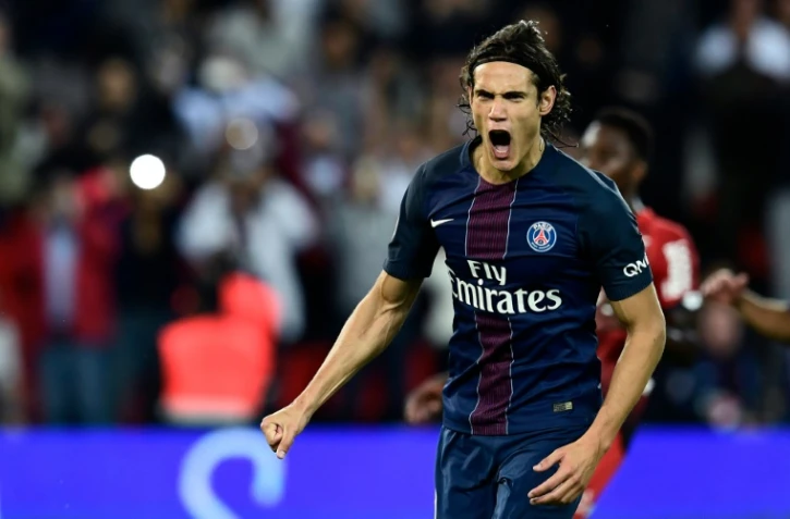 Edinson Cavani, buteur sur penalty pour le PSG contre Dijon au Parc des Princes, le 20 septembre 2016