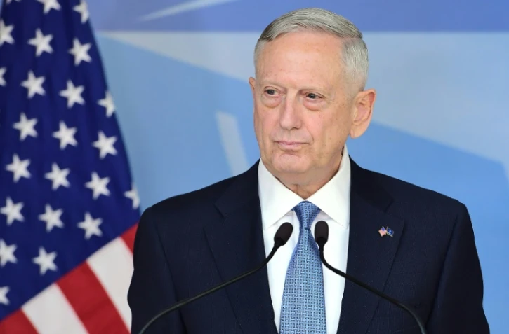 Le secrétaire américain à la Défense James Mattis, le 15 février 2017 à Bruxelles