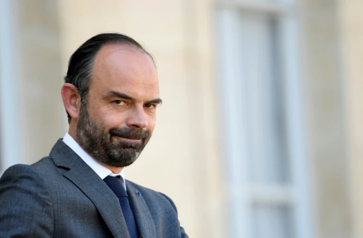 Le Premier ministre, Edouard Philippe, à l'Elysée à Paris le 20 avril 2018