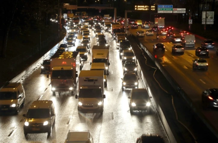 Le périphérique encombré le 9 décembre 2019