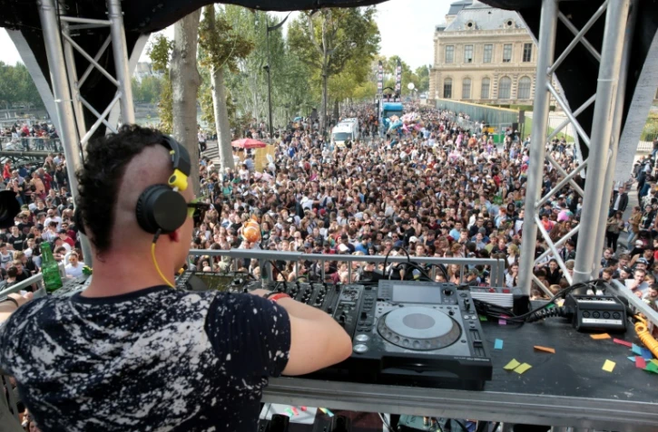 La 19e Techno Parade, organisée le 23 septembre 2017 à Paris