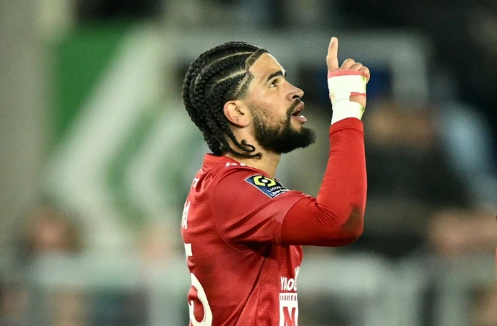 Mahdi Camara, auteur d'un triplé pour Brest à Strasbourg, le 24 février 2024