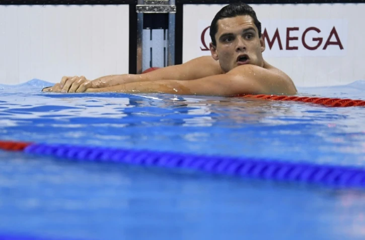Florent Manaudou, lors de ses derniers JO à Rio de Janeiro, le 12 août 2016, va revenir à la natation  