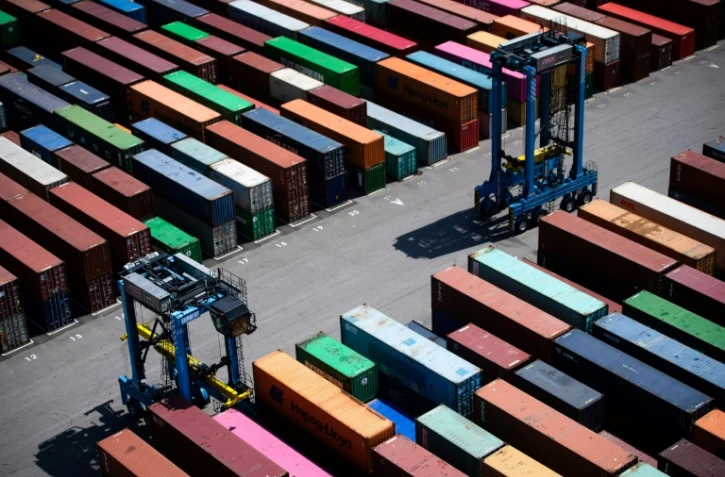 Le terminal de conteneurs du port de Fos-Sur-Mer, près de Marseille, le 23 juillet 2020 