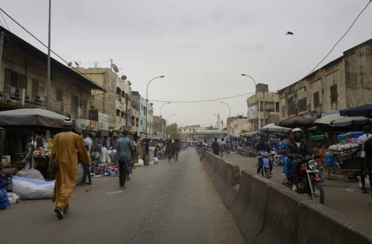 Une rue de Bamako, le 27 mai 2021 au Mali