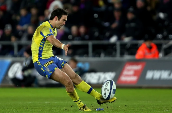 Le demi de mêlée de Clermont Morgan Parra, face aux Ospreys, le 15 janvier 2016 à Swansea