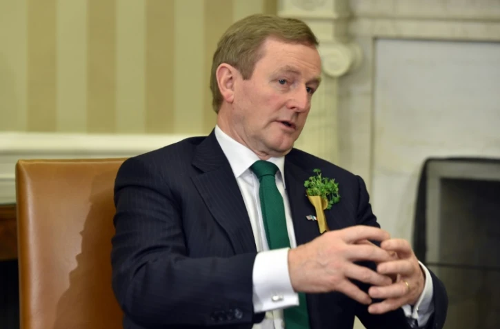 Le Premier ministre irlandais Enda Kenny, reçu à la Maison blanche à Washington, le 15 mars 2016