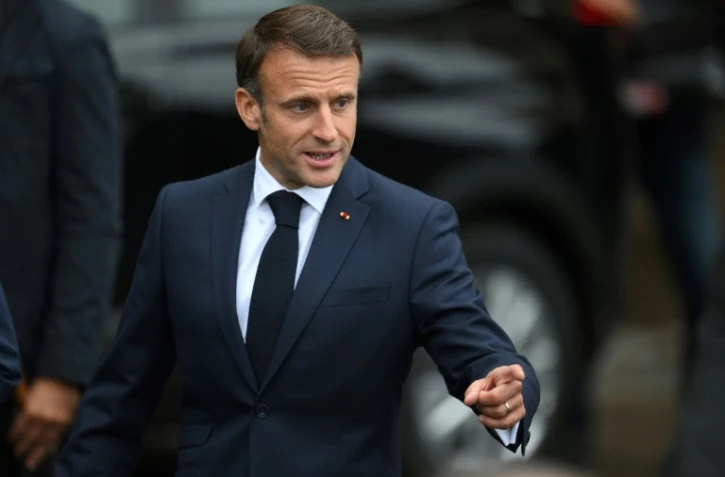Le président Emmanuel Macron le 21 septembre 2023 à Paris