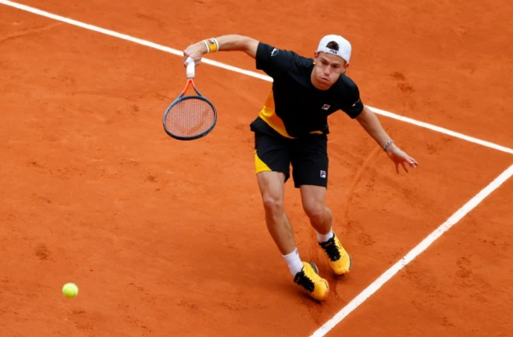 Diego Schwartzman lors de son quart de finale Ă Roland-Garros contre Dominic Thiem, le 6 octobre 2020