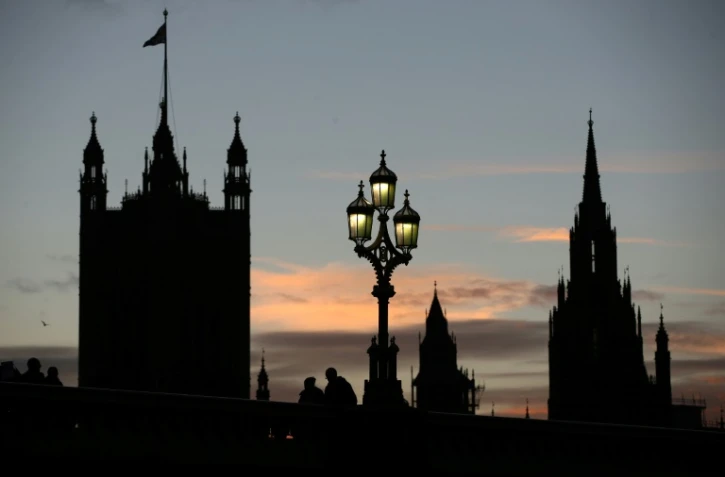 Lever du jour sur Westminster, le 11 décembre 2020 à Londres