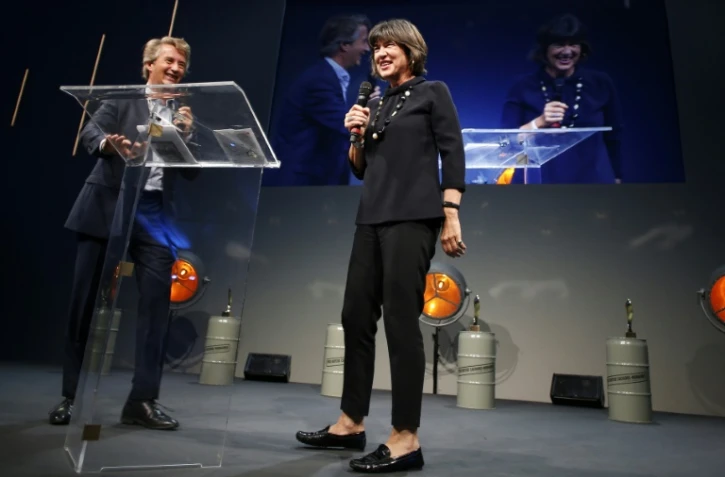 Christiane Amanpour, journaliste  britannico-iranienne et présidente du jury au Prix Bayeux-Calvados des correspondants de guerre, le 13 octobre 2018