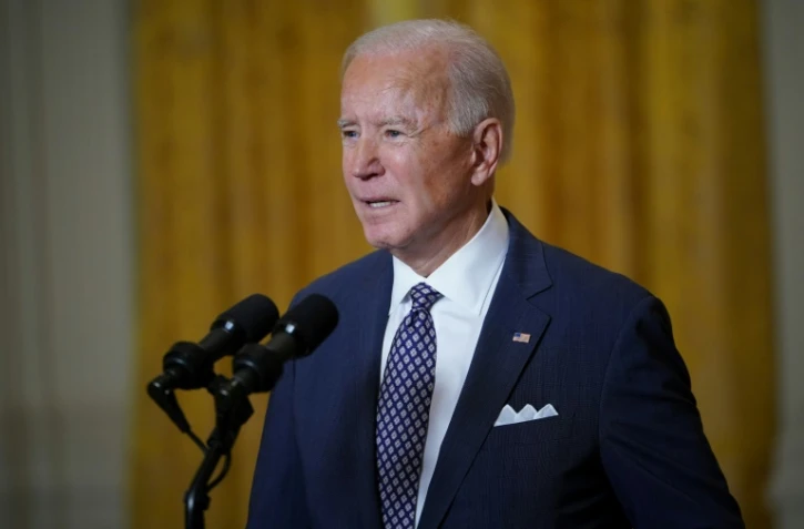 Le président américain Joe Biden s'adresse en visioconférence depuis la Maison Blanche à Washington à la conférence sur la sécurité qui se tient en Allemagne, le 19 février 2021