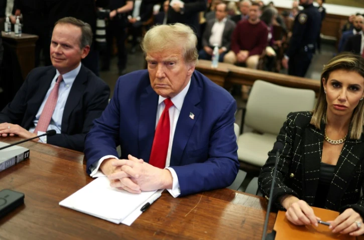 Donald Trump au tribunal à New York le 11 janvier 2024