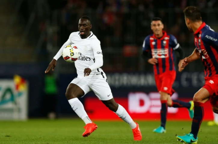 L'attaquant du PSG Jean-Kevin Augustin lors d'un match à Caen Caen, le 16 septembre 2016