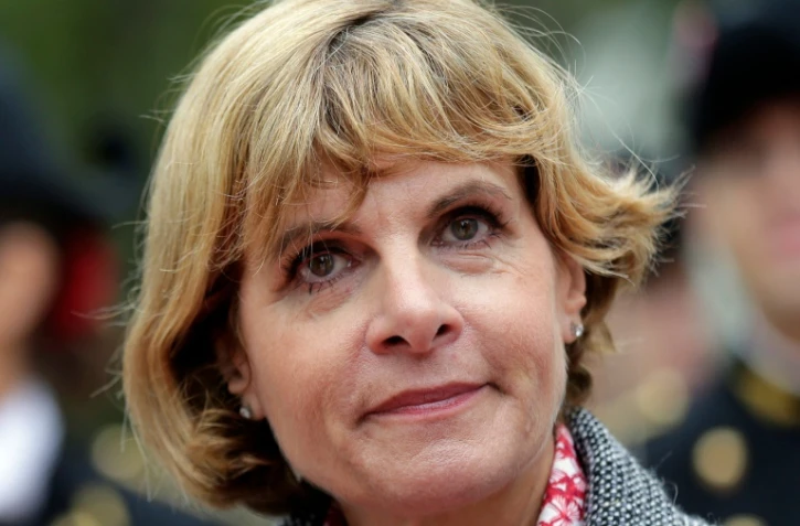 Anne Lauvergeon à l'Ecole Polytechnique à Orsay, le 17 septembre 2015