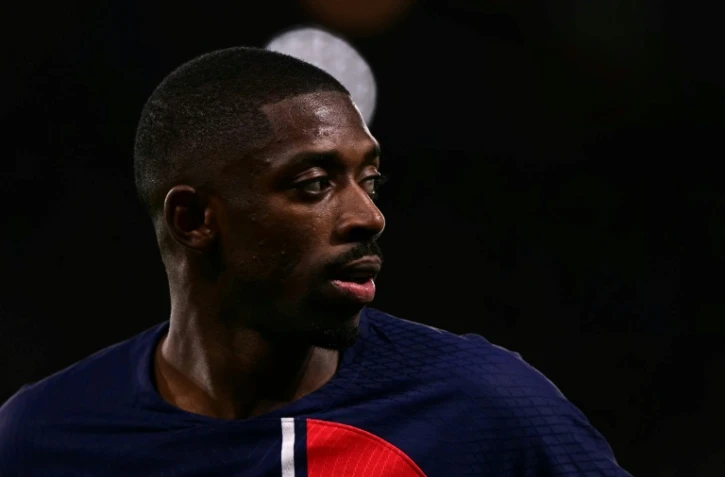 L'ailier du Paris Saint-Germain Ousmane Dembélé le 10 avril 2024 au Parc des Princes, à Paris