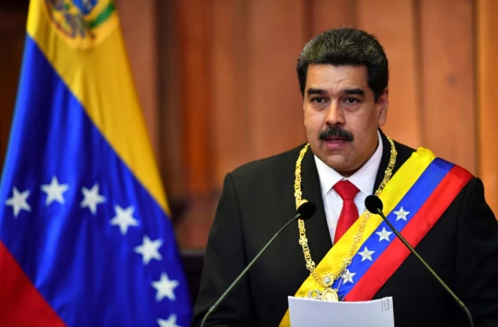 Le président du Venezuela Nicolas Maduro lors de son investiture pour un deuxième mandat, le 10 janvier 2019 à Caracas