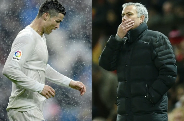 Photomontage représentant Cristiano Ronaldo et José Mourinho, réalisé le 2 décembre 2016 