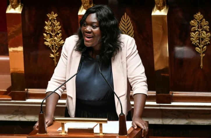 La députée LREM Laetitia Avia, à l'Assemblée nationale, à Paris, le 3 juillet 2019