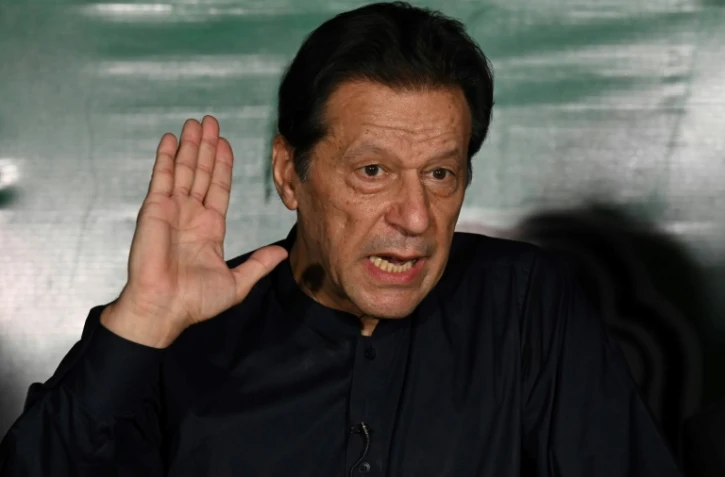 L'ancien Premier ministre pakistanais Imran Khan à Lahore, le 18 mai 2023.