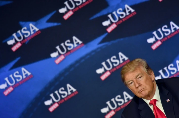 Donald Trump, le 5 mai 2018  à Cleveland