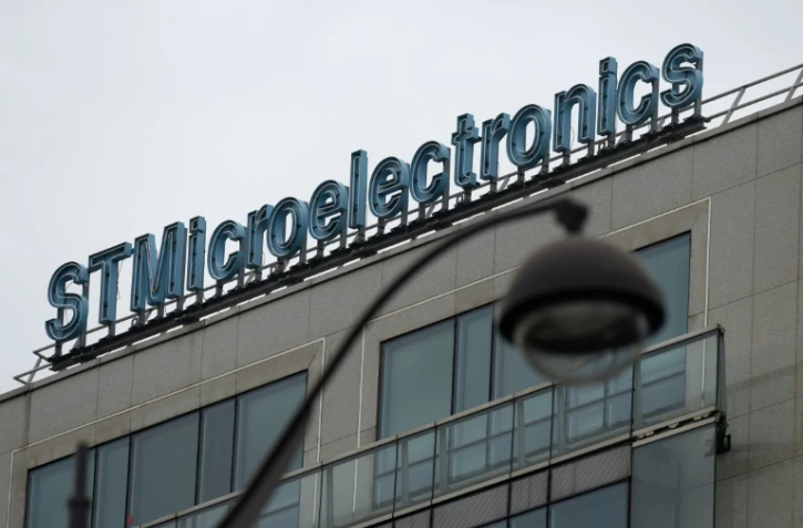 Le siège de STMicroelectronics à Paris, le 9 octobre 2017