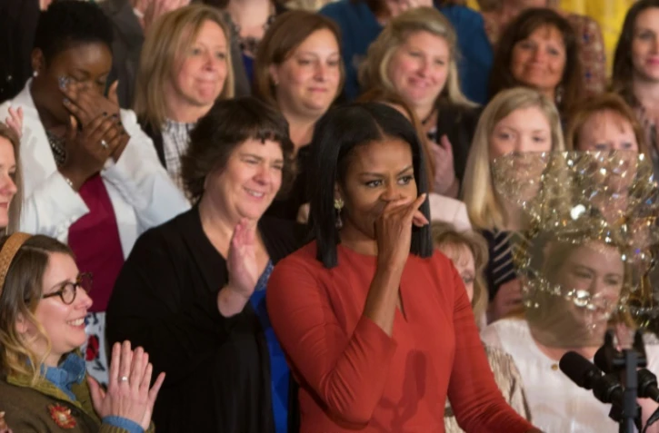 Michelle Obama, le 6 janvier 2017 à la Maison Blanche 