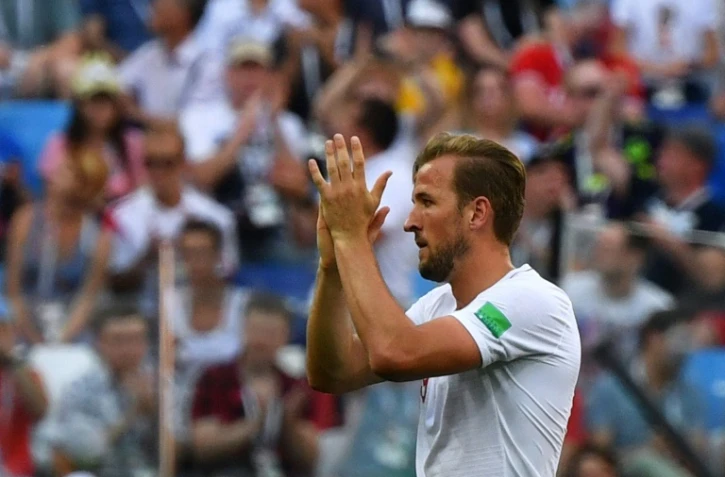 Le buteur anglais Harry Kane lors de son remplacement contre le Panama, le 24 juin 2018 à Nijni Novgorod 