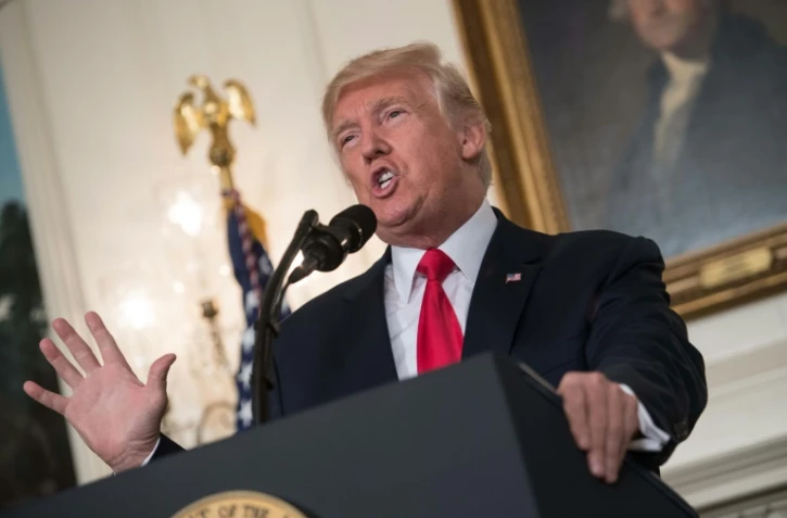 Le président américain Donald Trump, le 14 août 2017 à Washington