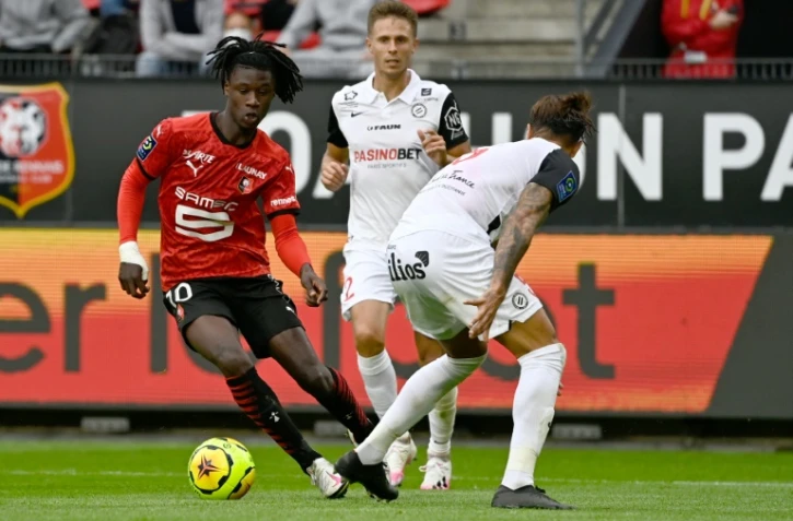 Le milieu de terrain français Eduardo Camavinga, le 29 août à Rennes 