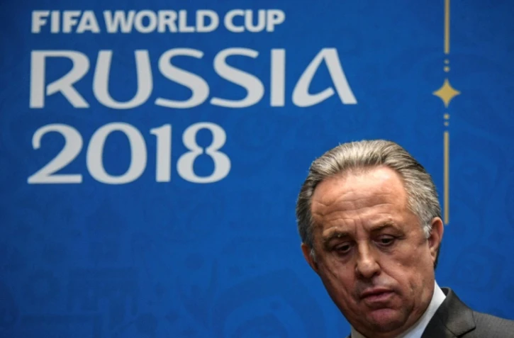 Le vice-Premier ministre russe chargé des Sports Vitali Moutko lors d'un séminaire sur le Mondial-2018 de football, le 30 novembre 2017 à Moscou