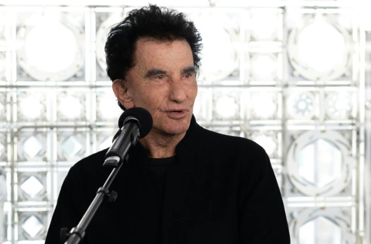 Le président de l'Institut du Monde Arabe (IMA), Jack Lang, lors d'une cérémonie d'adieu après sa démission de la présidence de l'IMA, le 16 février 2026 à Paris