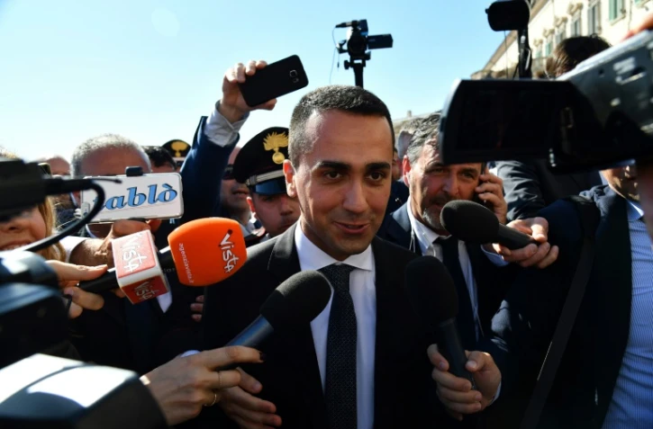e vice-Premier ministre italien Luigi Di Maio à Rome, le 12 juin 2018
