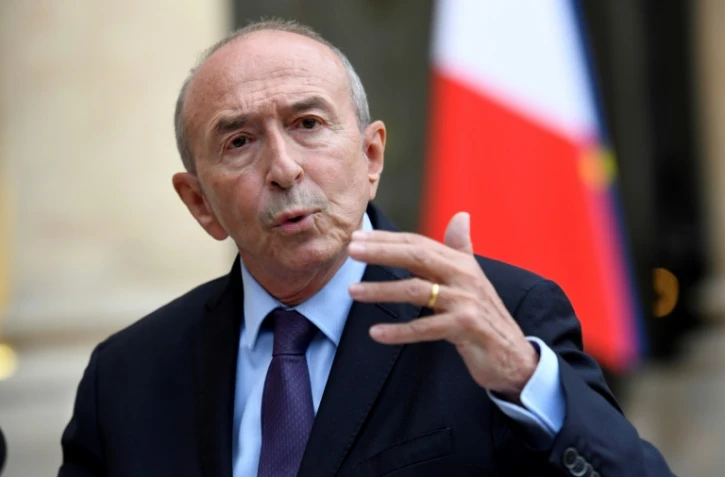 Gérard Collomb à l'Elysée le 10 septembre 2017
