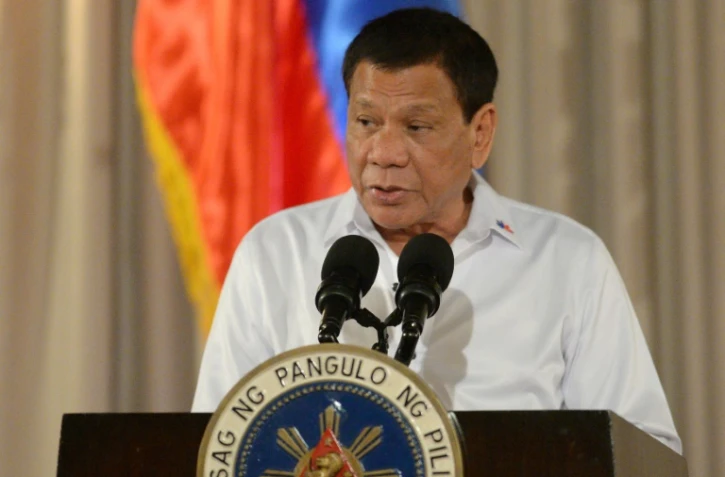 Le président philippin Rodrigo Duterte à Manille, le 17 juillet 2017