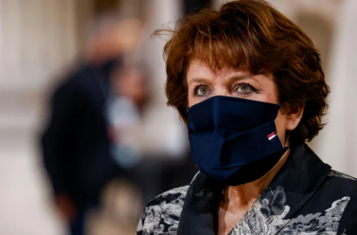 Roselyne Bachelot en novembre 2020 au Panthéon