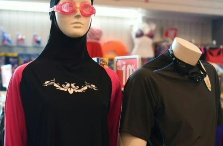 Un maillot de bains burkini dans un centre commercial de Kuala Lumpur le 16 août 2016