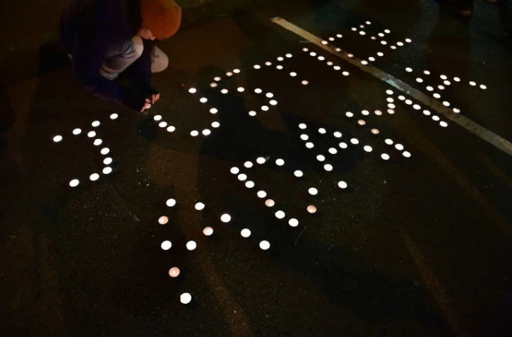 Rassemblement en hommage à Adama Traoré, le 22 novembre 2016 à Beaumont-sur-Oise en région parisienne