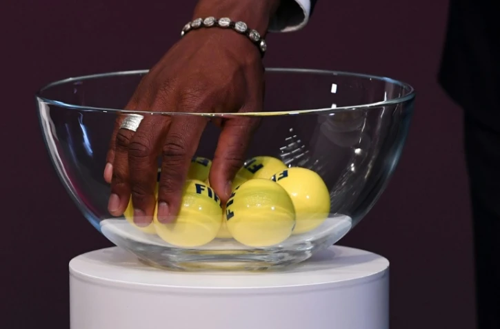 Lors du tirage au sort des groupes pour les phases éliminatoires de la zone Concacaf pour le Mondial-2022, au siège de la Fifa à Zurich le 19 août 2020.