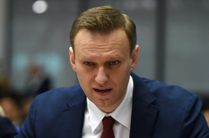 L'opposant russe Alexeï Navalny à Strasbourg le 24 janvier 2018