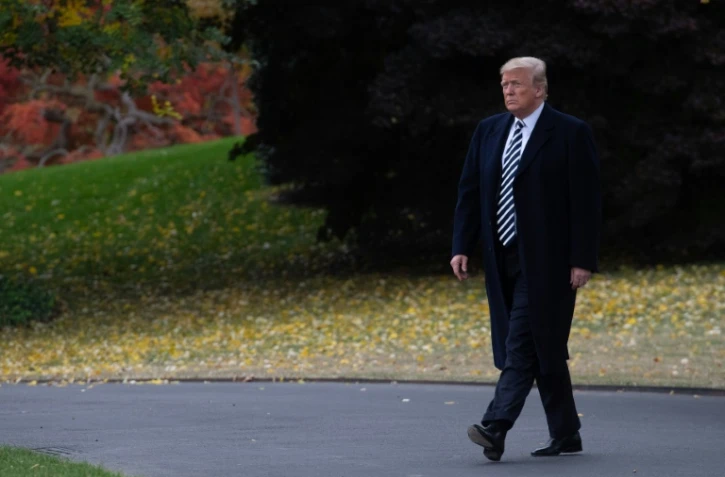 Le président américain Donald Trump à la Maison Blanche le 1er novembre 2018