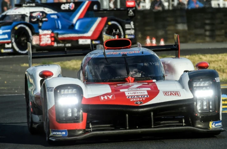 La Toyota N.8 pilotée par  Brendon Hartley, Sébastien Buemi et Ryo Hirakawa a été la plus rapide des essais, des 24h du Mans, le 9 juin 2022 